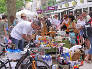 Flohmarktstand in Heilbronn